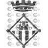 ESCUDO SANT CUGAT VALLES BARCELONA