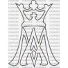 MONOGRAMA VIRGEN MARIA