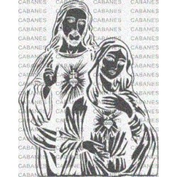 CORAZON CRISTO Y VIRGEN