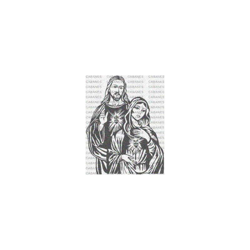 CORAZON CRISTO Y VIRGEN