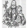 CORAZON CRISTO Y VIRGEN FLORES