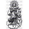 VIRGEN REZANDO NUBE