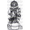 VIRGEN REZANDO PEANA 001