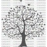 ARBOL VIDA PAJAROS MARIPOSAS