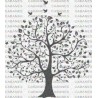 ARBOL VIDA PAJAROS MARIPOSAS