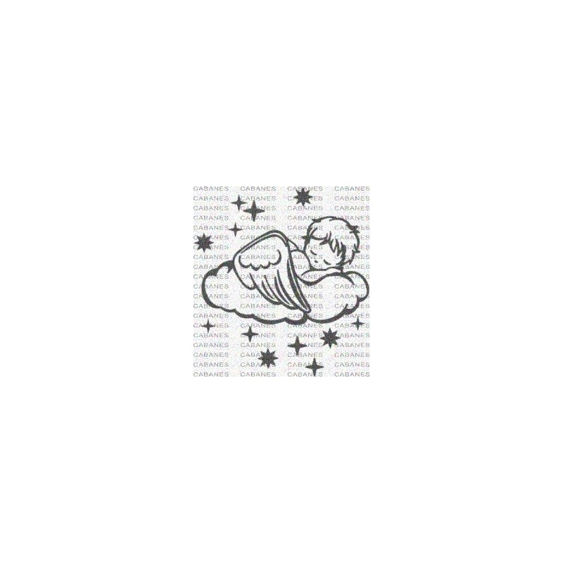 ANGEL DORMIDO NUBE ESTRELLAS