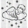 ANGEL DORMIDO NUBE ESTRELLAS