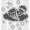 ANGEL DORMIDO NUBE ESTRELLAS
