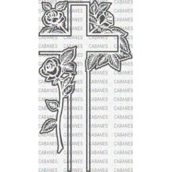 CRUZ ESPIGAS ROSAS