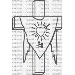 CRUZ SUDARIO CORAZON
