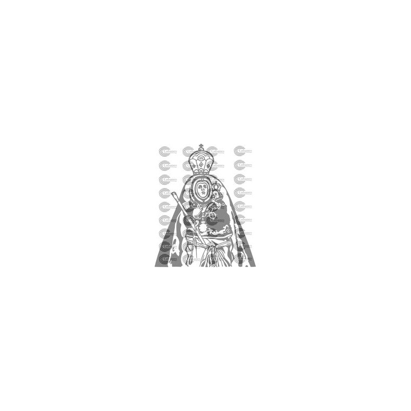 VIRGEN NEGRA CABEZA 001