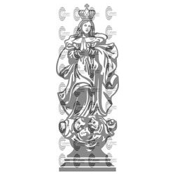 VIRGEN REZANDO ANGELES 001