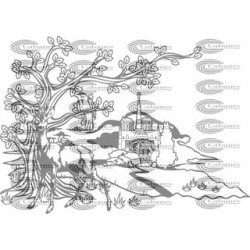 PAISAJE ARBOL PUEBLO