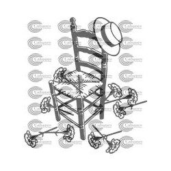 SILLA SOMBRERO CLAVELES