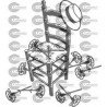 SILLA SOMBRERO CLAVELES