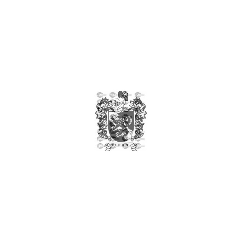 ESCUDO APELLIDO GUTIERREZ CERDEÑA