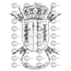ESCUDO BATALLON TRANSMISORES EJERCITO