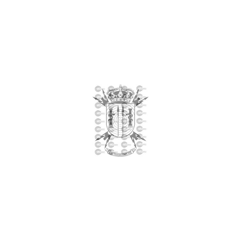ESCUDO BATALLON TRANSMISORES EJERCITO