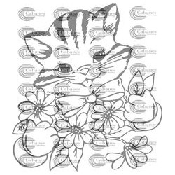 GATO FLORES