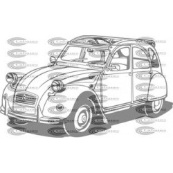 COCHE CITROEN DOS CABALLOS