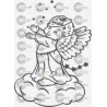 ANGEL BEBE NUBE ESTRELLAS
